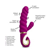 G-Vibe - Fun Toys Vibrador Rabbit Gcandy Sweet Raspberry