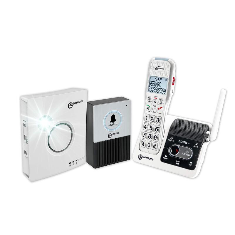 Geemarc Amplidect 595 U.L.E Doorbell Schnurloses Telefon Mit Türklingel