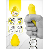 G-Vibe - Huevo Masturbador Texturado Reutilizable Amarillo