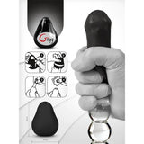 G-Vibe - Huevo Masturbador Texturado Reutilizable Negro