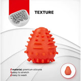 G-Vibe - Huevo Masturbador Texturado Reutilizable Rojo