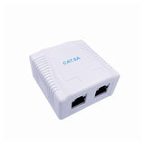 Gembird Cat6a Ftp 2-Port Surface Mount Box
