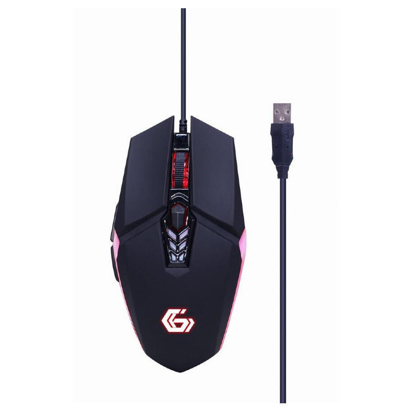 Gembird Ghost Ggs-Umgl4-02 4 En 1 Teclado (Ingles) + Ratón + Alfombrilla + Auriculares