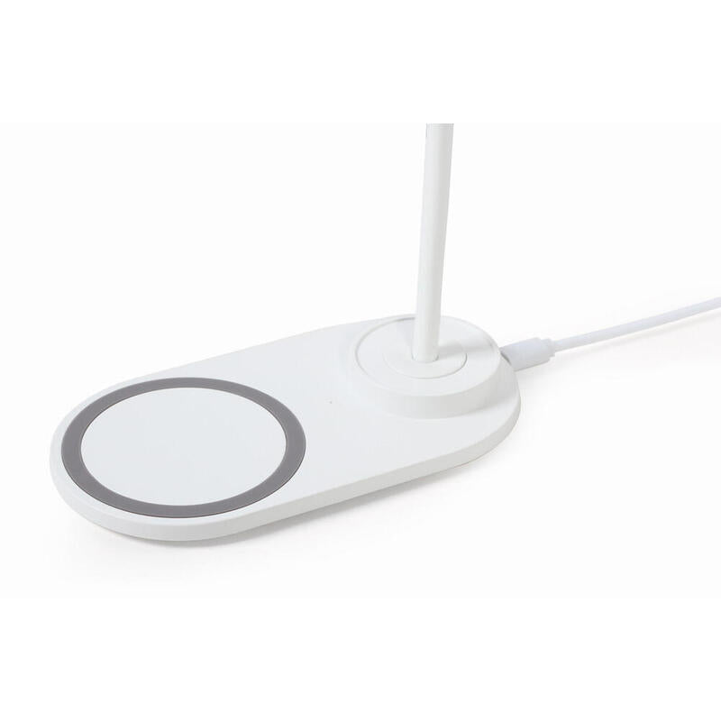 Gembird Ta-Wpc10-Led-01-Mx Lámpara De Mesa Negro, Blanco