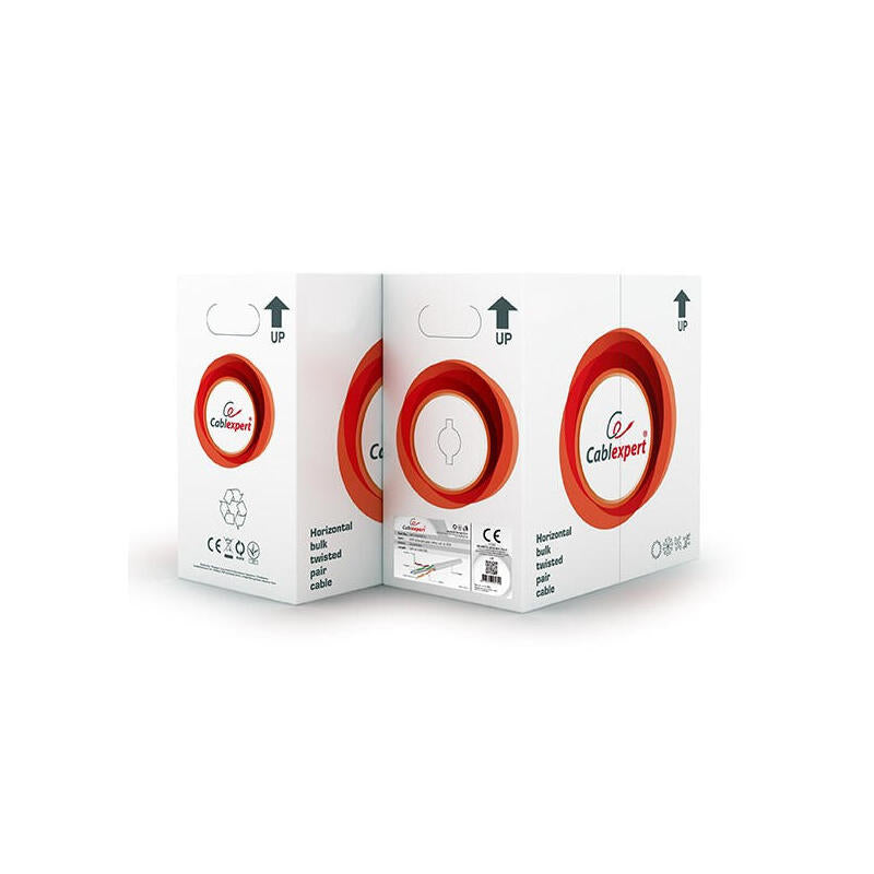 Gembird Upc-6004se-L Cable Trenzado Utp Cat. 6, Cca Premium, Eca, 305 M, Gris
