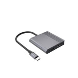 Gembird Usb-C To Hdmi + Dp Adapter 4k 60hz Black