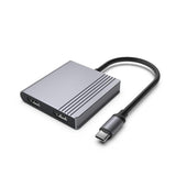 Gembird Usb Tipo C 3-In-1 Multi-Port Adapter Usb Port + Hdmi + Pd Space Grey
