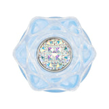 Gemoria Plug Anal Silicona Bola Interna Acero Brilla En La Oscuridad