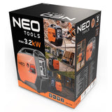 Generador Inverter Neo Tools 3200 W, Naranja/Negro
