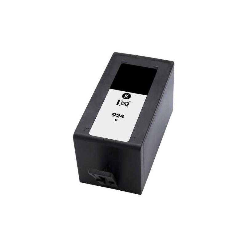 Generico Hp 924e Xl Negro Cartucho De Tinta - Reemplaza 4k0v0ne/4k0u6ne  (Chip Reforzado Contra Actualizaciones)