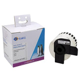 G&G Endlos-Et. 62mm X 30,48m Sw- Komp. M. Brother Dk-22205