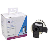 G&G Etiketten-Rolle Compatible Con Brother Dk-22212