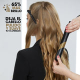 Ghd Gold - Plancha De Pelo Profesional Para Alisar, Rizar Y Crear Ondas, Temperatura Óptima De Peinado 185ºc, Tecnología Dual-Zone, Negro