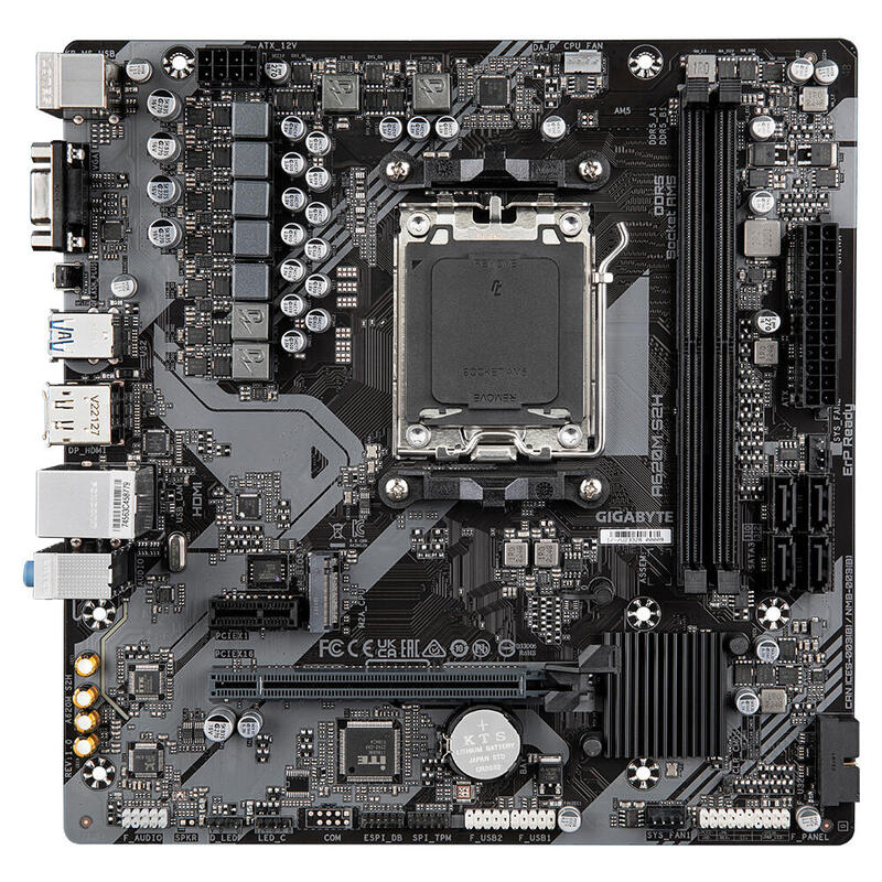 Gigabyte A620m S2h Placa Base Amd A620 Zócalo Am5 Micro Atx