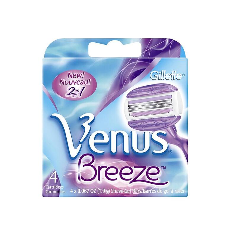 Gillette Venus Rec Breeze Pack 4