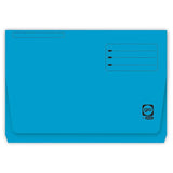 Gio Subcarpeta Con Bolsa Y Solapa Azul Intenso Cartulina Folio 320gr -25u-