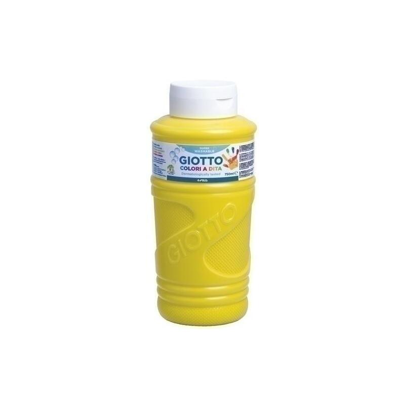 Giotto Pintura De Dedos De 750 Ml Color Amarillo