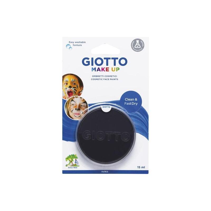 Giotto Pintura Facial Individual Unisex Para Niños 15ml Negro -Blister-