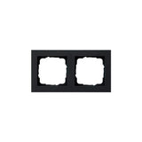 Gira 021209 Abdeckrahmen 2f Gira E2 Schwarz