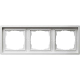 Gira 0213112 Marco 3f Blanco Puro Superficie Interruptor