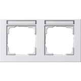 Gira 109229 Marco 2f Bsf Blanco Puro E2 Waagerecht