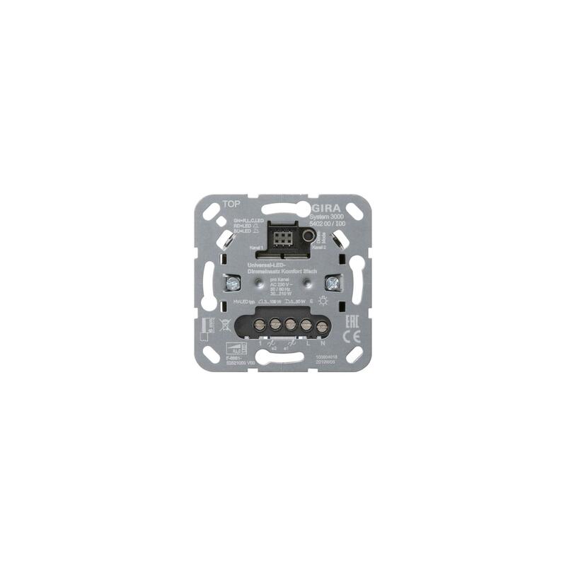 Gira 540200 S3000 Uni-Led-Dimmeins. Komfort 2f Einsatz