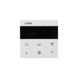 Gira S3000 Jalousie- Y Schaltuhr Display System 55 Blanco Puro Brillante