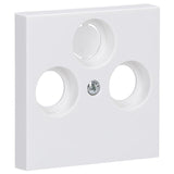 Gira - System 55 - Abdeckung Für Koaxial-Antennensteckdose *Reinweiss Seidenmatt*