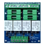 Gl-Seguridad Re-4f24 Modulo 4 Relés Con Fusible. Alimentación A 24v