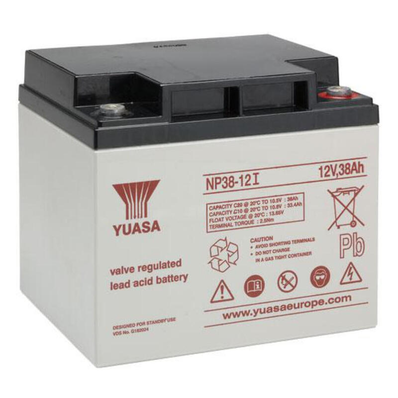 Global Np38-12 Batería De 12v. Capacidad 38ah. Conexión Mediante Tornillo M6
