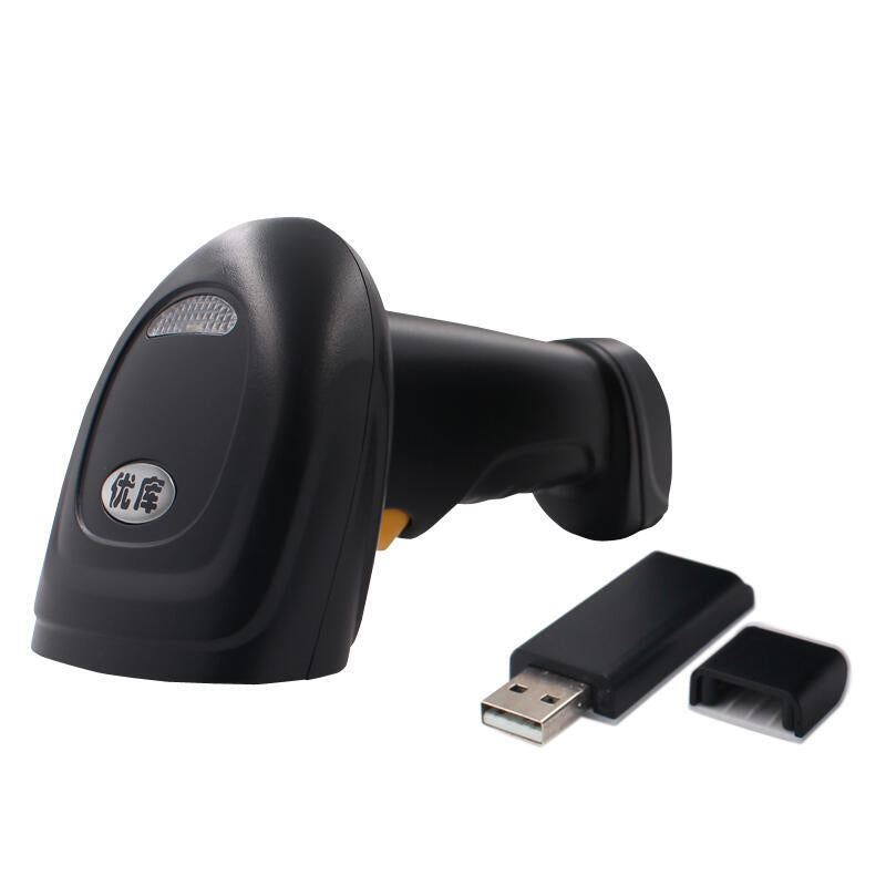 Globbaltec Scanner Codigos Barras 1d Fast Speed Wireless 2,4g Con Soporte