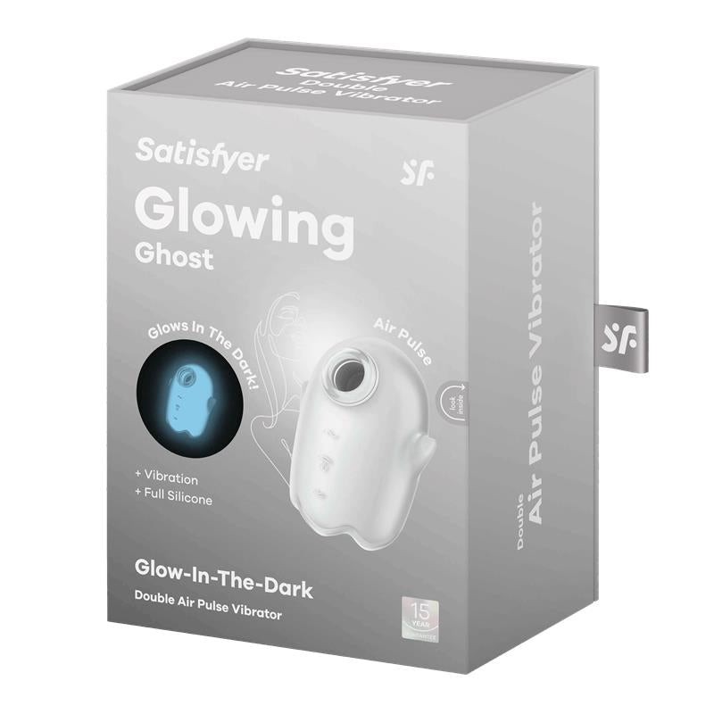 Satisfyer - Glowing Ghost Air Pulse & Vibrador Blanco