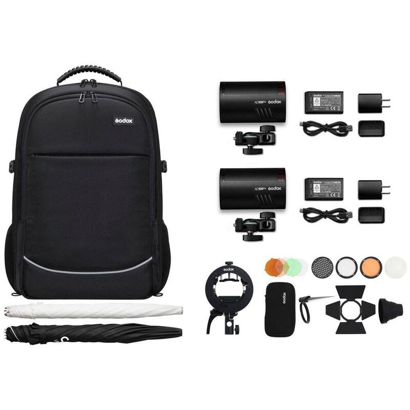 Godox Ad100pro - K2 Dual Flash Backpack Kit