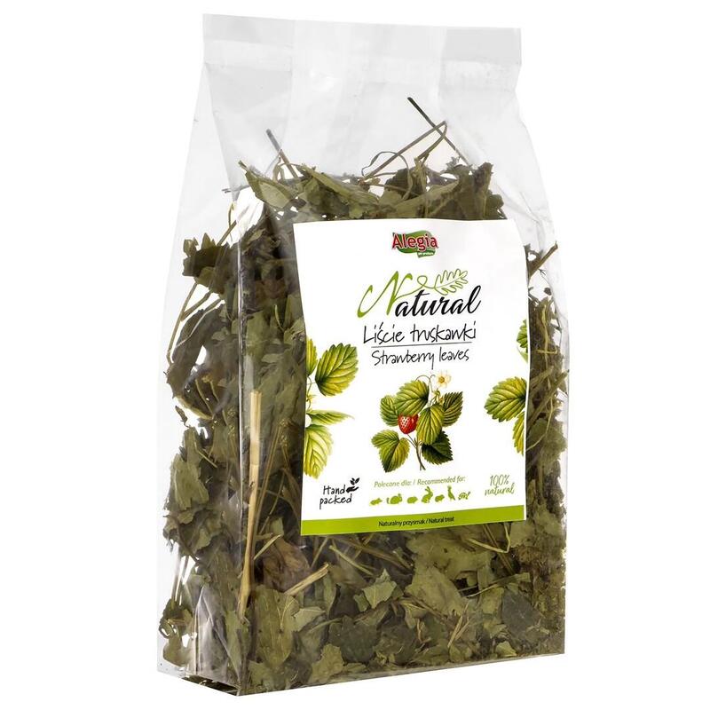 Golosina Para Roedores Y Conejos Alegia Strawberry Leaves  90g