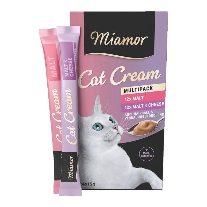 Golosinas Para Gatos Miamor Crema De Malta Para Gatos  24x15g
