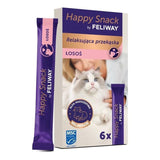 Goma Para Gatos Ceva Feliway Happy Snack Salmon  6x15g