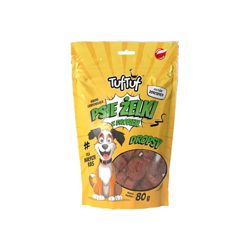 Gomitas De Pollo Para Perros Tuf Tuf 80 G