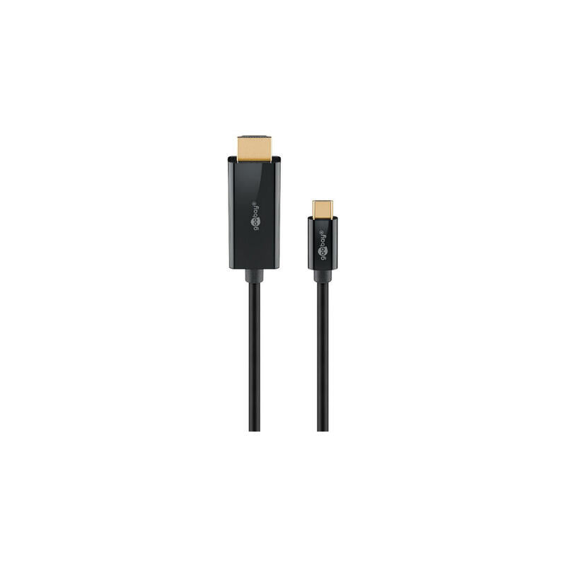 Goobay Usb Adaptadorcable, Usb-C Stecker > Hdmi Stecker, 4k / 60hz (Negro, 2 Meter) 75697