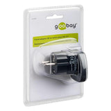 Goobay 94271 Adaptador De Enchufe Reino Unido Tipo D (Ru) Negro