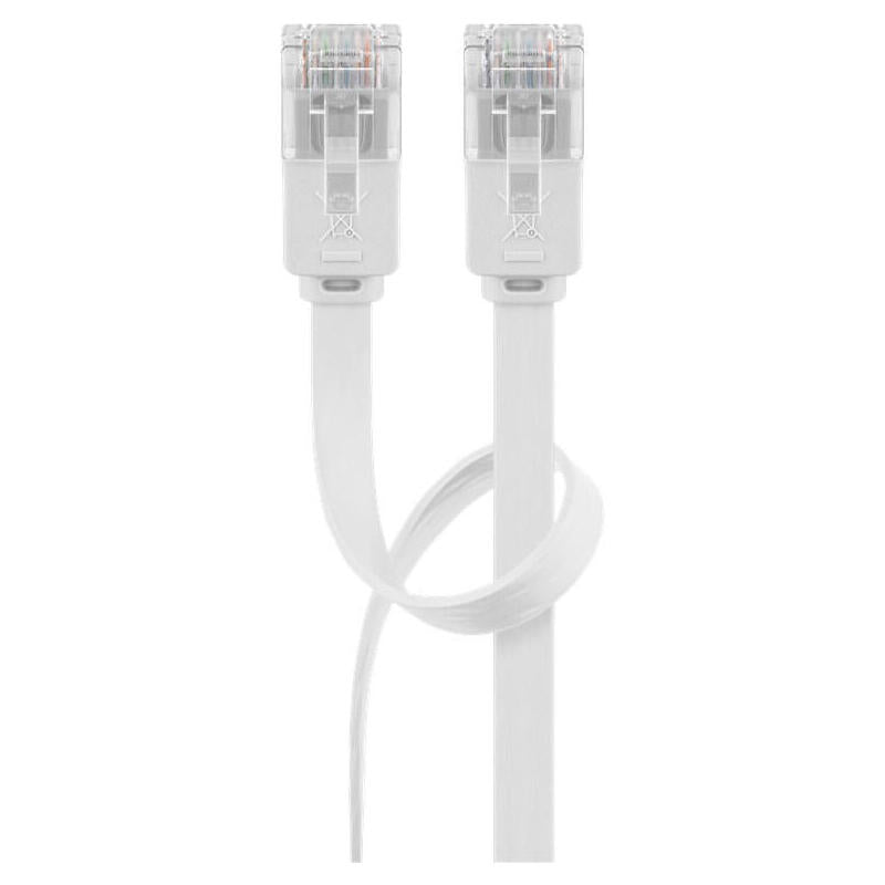 Goobay Cat5e Flat 5-1000 10.0m Cable De Red Plano Blanco 10 Metros Cat.5e U/Utp
