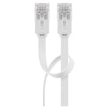 Goobay Cat5e Flat 5-1000 10.0m Cable De Red Plano Blanco 10 Metros Cat.5e U/Utp