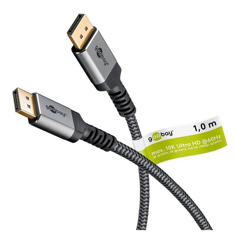 Goobay Displayport Cable 2.0 2.1, 80 Gbit S