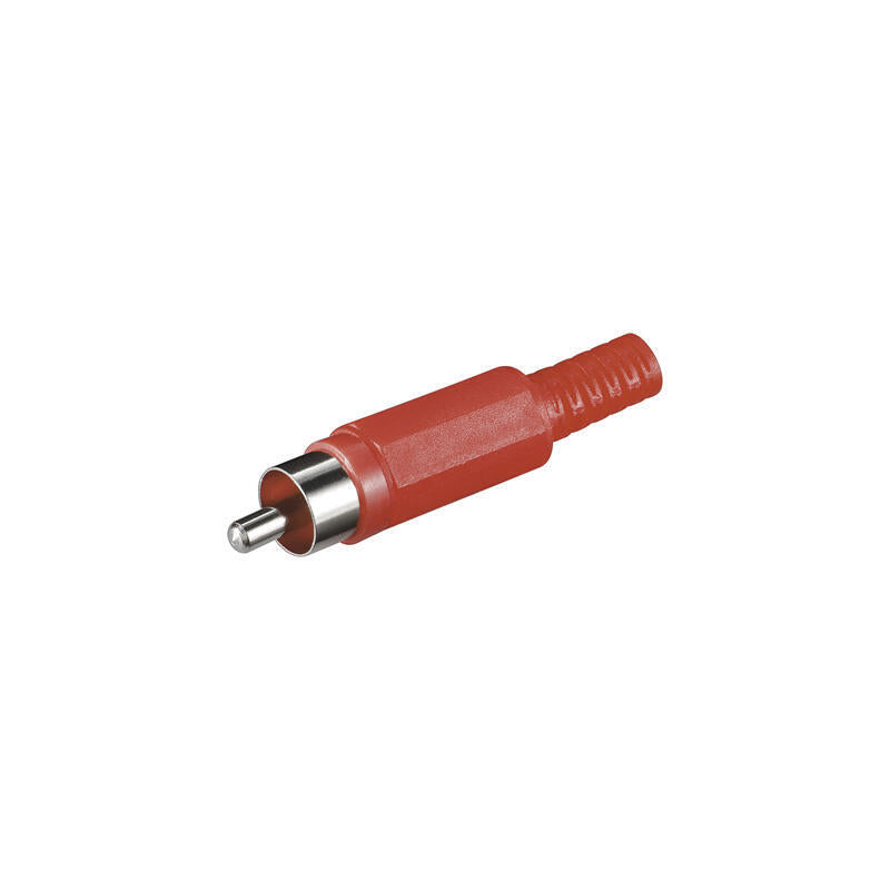 Goobay Rca Plug Rojo