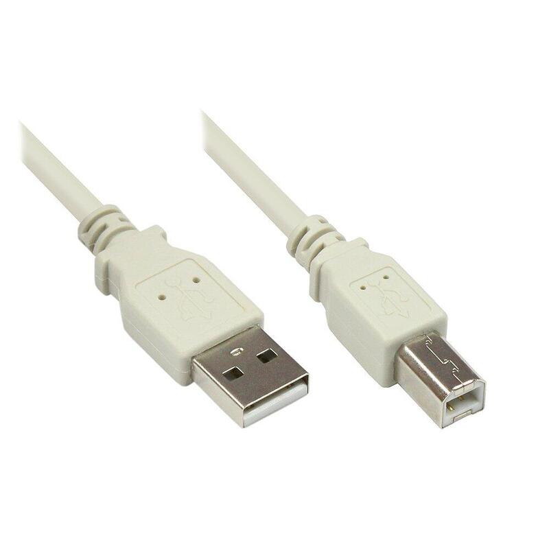 Good Connections Usb2.0 Cable A-B Gris 0,25m