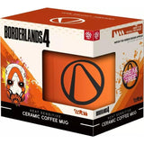 Taza Reveladora De Calor Good Loot Borderlands 4 - Hunters Icon 450 Ml Naranja, Gris