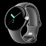Google Pixel Watch Lte 41mm Polished Silver Ecg Lte / Esim Nfc Correa Gris Carbón - Desprecintado