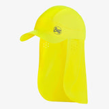 Gorra Con Protector De Nuca Pack Bimini Cap Amarillo Fluor Buff