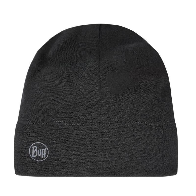 Gorro Buff Merino Midweight Beanie Solid Black