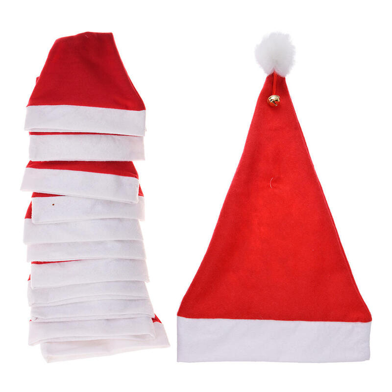 Gorro Navideño Con Cascabel 30x40cm
