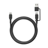 Gp 240w Lade- & Sync Kabel Usb-A Auf Usb-C Und Usb-A